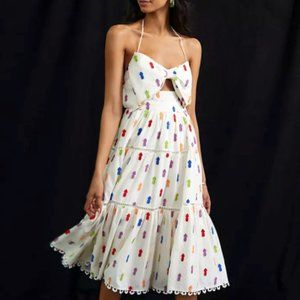 Farm Rio Multi-Color Pineapple Dress